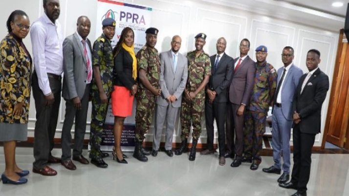 PPRA HOSTS KENYA DEFENCE FORCES DELEGATION FOR STRATEGIC PROCUREMENT BENCHMAKING